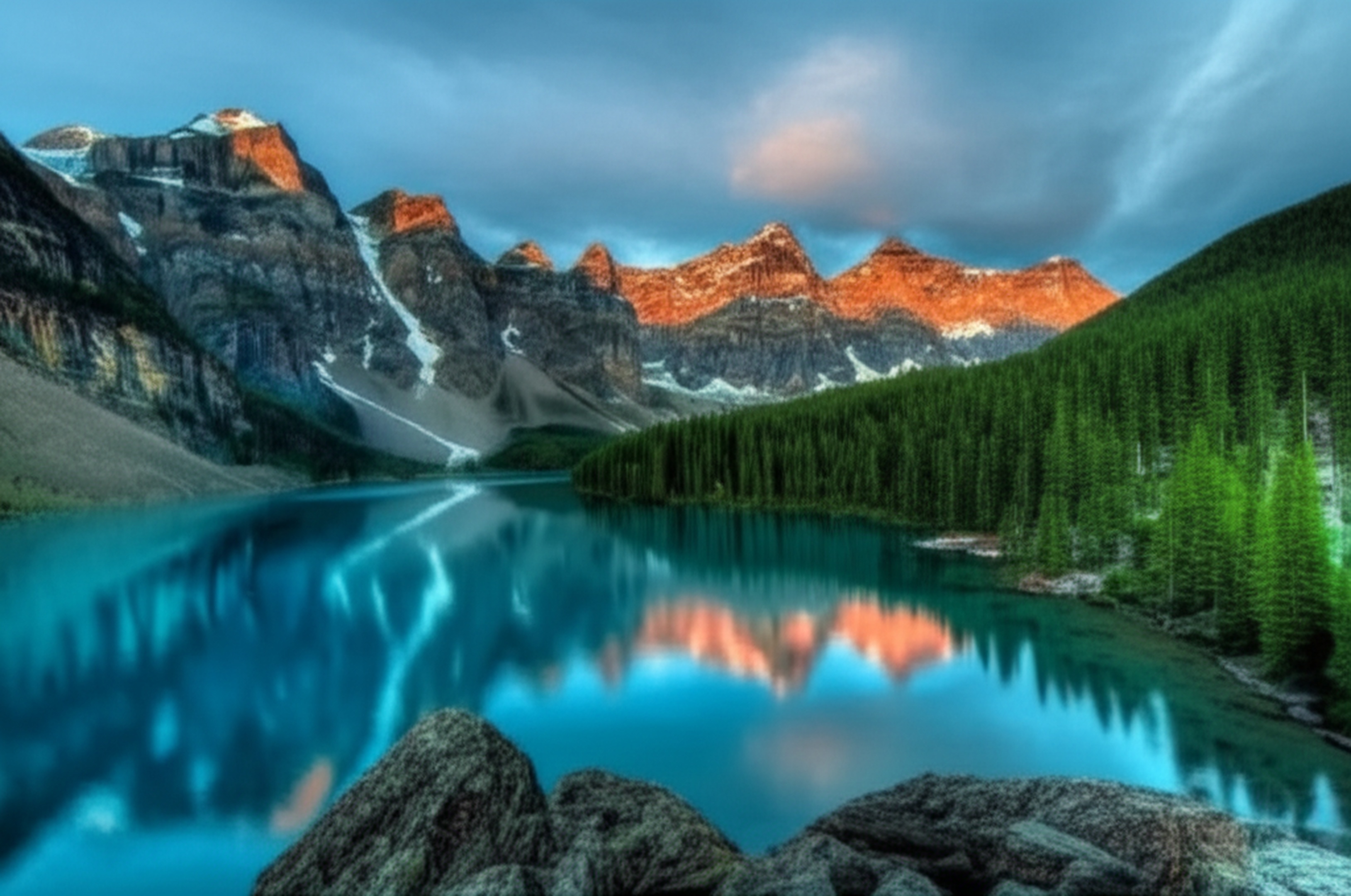 Mountain Lake Reflection